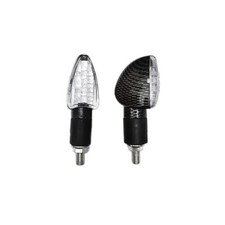 Frecce Indicatori di direzione Carbon Look a Led Omologato per Moto Naked Sport