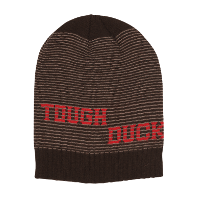 TOUGH DUCK Acrylic Beanie Cap Brown Hat Winter Work Slouch Toque