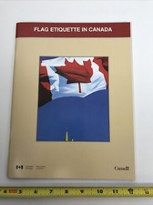 Flag Etiquette In Canada Book by Canadian Heritage 