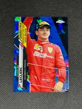 Charles LeClerc 2020 Topps Chrome Sapphire F1 Freshest #163 Ferrari