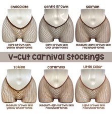 V cut skintone skin colour glitter sparkle stockings FREE DELIVERY USA and UK