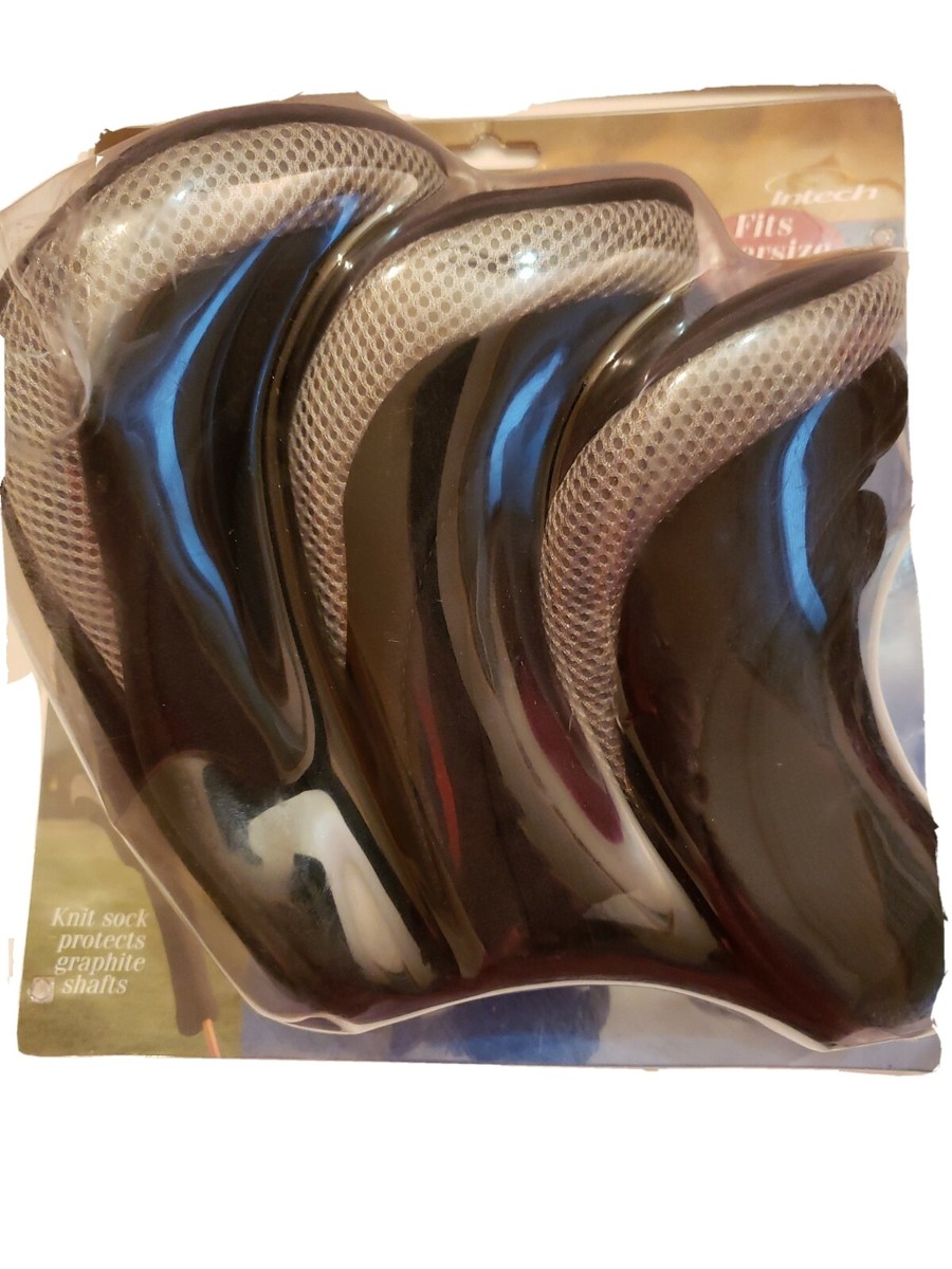 Housses De Protection Intech Graphite Safe Pour Clubs Oversize, Neuves Sous Blister