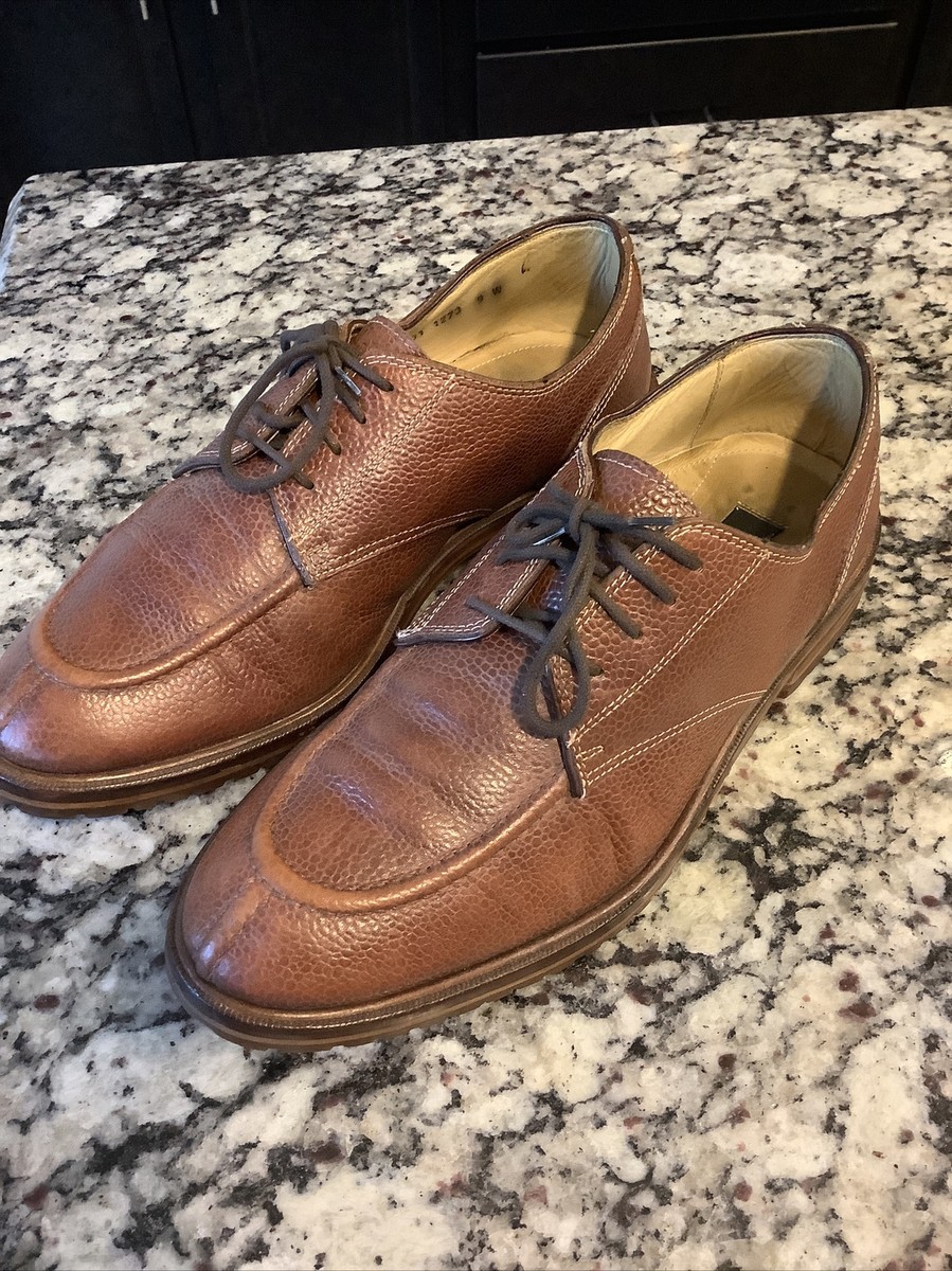 zelli 9 w wide Brown split toe oxford shoes Men display picture 1