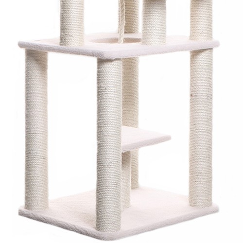 Armarkat Model B7801 Classic Cat Tree in Ivory, Jackson Galaxy Approved, Six Lev - Picture 6 of 10