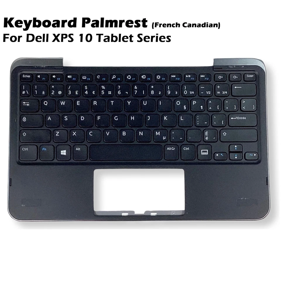 Genuine Dell XPS 10 tablet Laptop Keyboard Palmrest Cover V136602AS1 05XRJ - Image 2 of 4