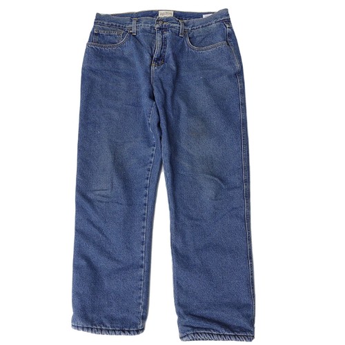 Blue Denim Jeans Work Pants Red Head 