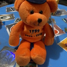 1999 Nolan Ryan Express to Cooperstown Beanie Bear sealed 10889 of 36000