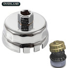 64mm 14 Flute Oil Filter Wrench Cup Socket Remover Tool for Lexus Toyota 1.8L