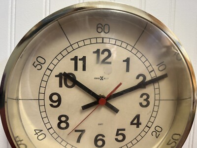 RARE Vintage 1980's Howard Miller Clock Model No 622-547 Quartz