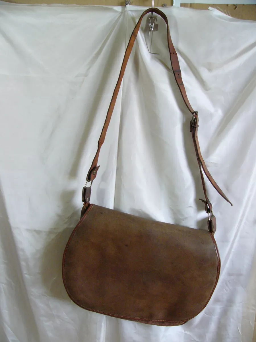 Gibeci re besace sacoche en cuir pais de chasse vintage eBay