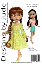 Retail Therapy , Doll Clothes Sewing Pattern for 14" Patience Doll Tonner
