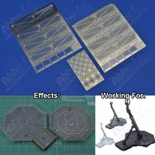 for RG HG 1/144 MG 1/100 Action Base 1 Balustrade Screw Cover AW9 S05 Etch Sheet