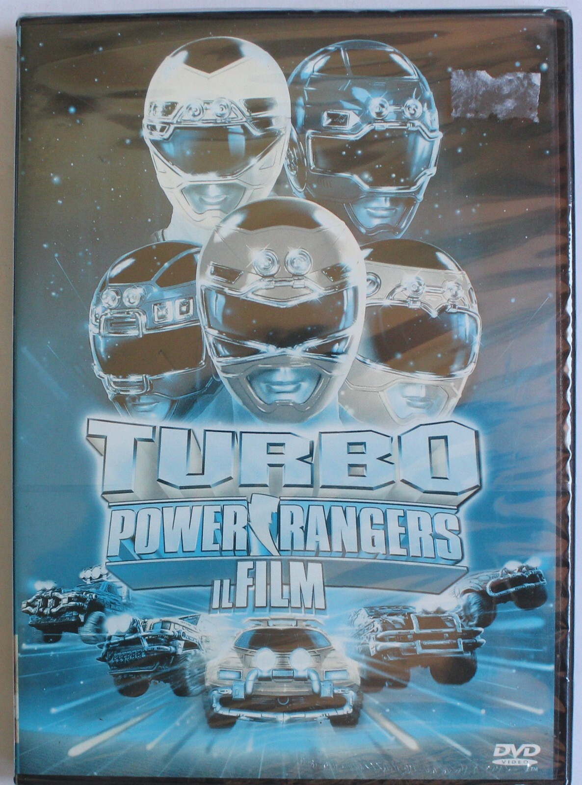 TURBO POWER RANGERS - IL FILM DVD con cioertina leggermente sbiadita