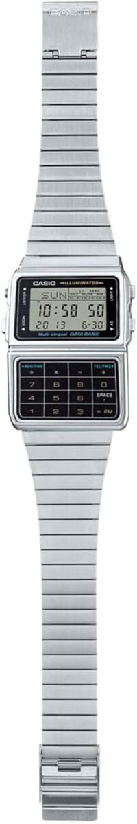 Casio DBC-611-1DF Data Bank Calculator Watch Silver Casio DBC-611-1DF Data Bank Calculator Watch Silver