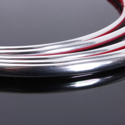 PVC Car Decoration Strip Speed_turning 10mm X 3M Silver Chrome Car - Foto 11