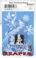 Reaper 01597 Nick Christmas Rogue Special Edition Holiday Halfling Miniature