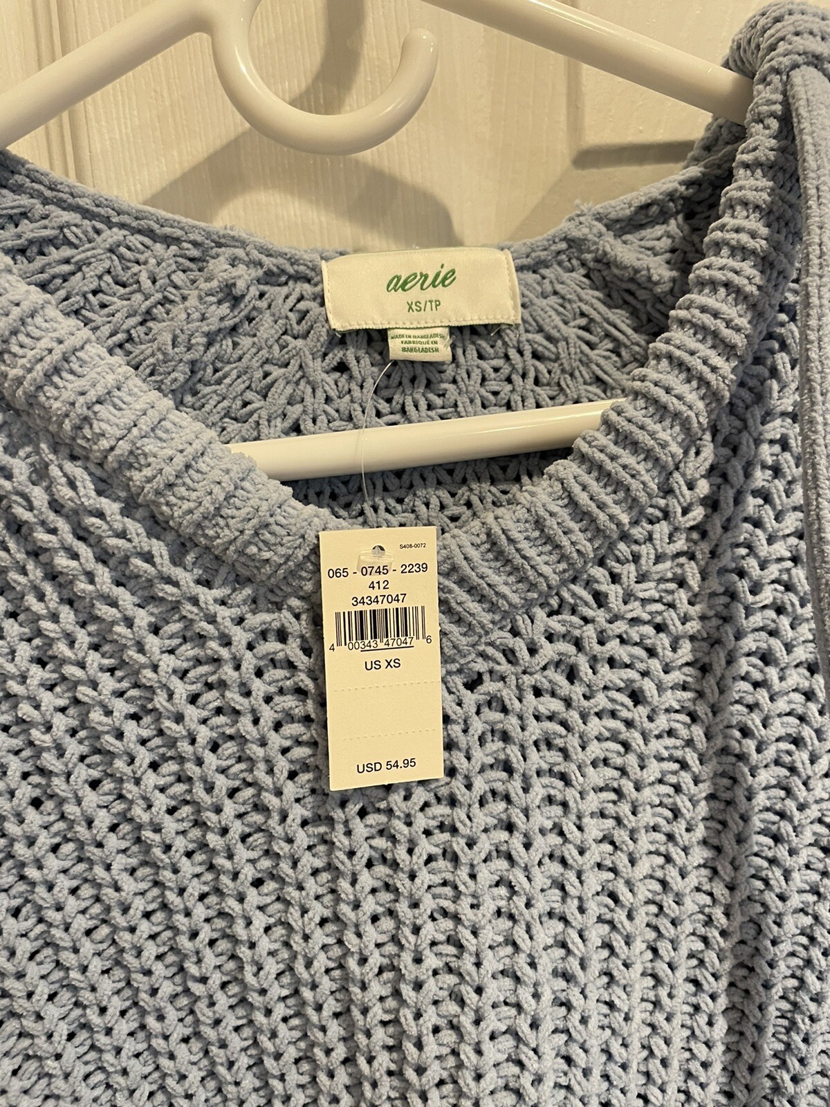 NWT Aerie Ribbed Chenille Hoodie XS 
