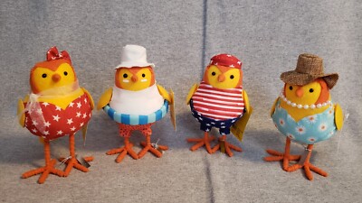2022 Sun Squad Featherly Friends Star Drummer Tanner Pearl Lot Of 4 NEW