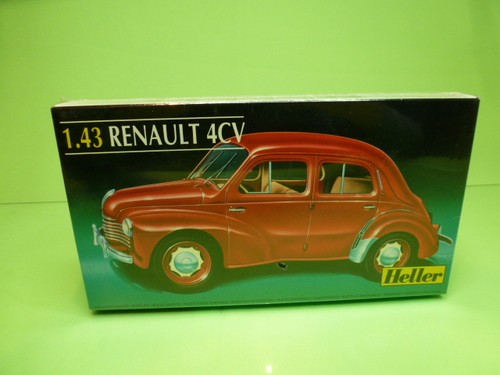 HELLER KIT (unbuilt) 80174 RENAULT 4 CV - RED 1:43 - GOOD IN SEALED BOX - 第 1/4 張圖片