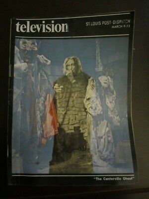 St Louis Post Dispatch TV Guide March 1975 The Canterville Ghost David Niven