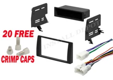 ★ 02-2006 Toyota Camry Complete Radio Stereo Install Dash Kit + Wire Harness ★