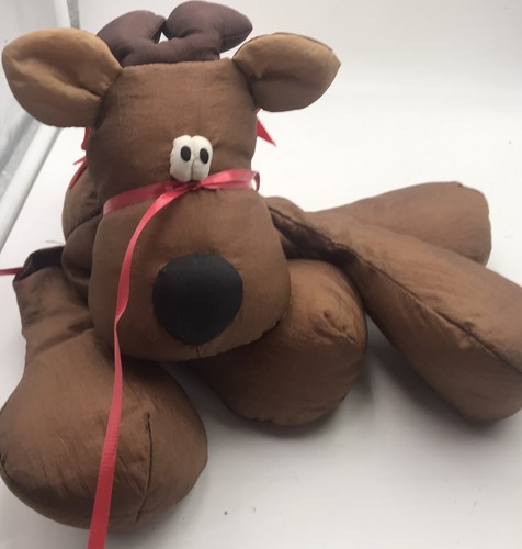 Santa and Reindeer on Metal Sleigh Parachute Nylon Plush Hallmark Figures - Picture 6 of 11