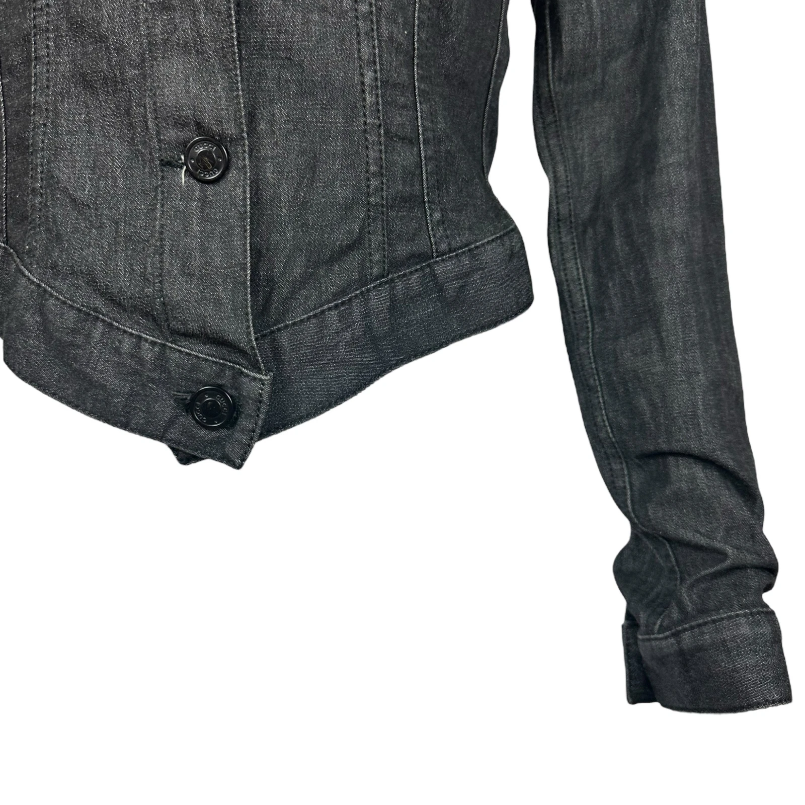Giacca denim scuro Gucci by Tom Ford A I 2001