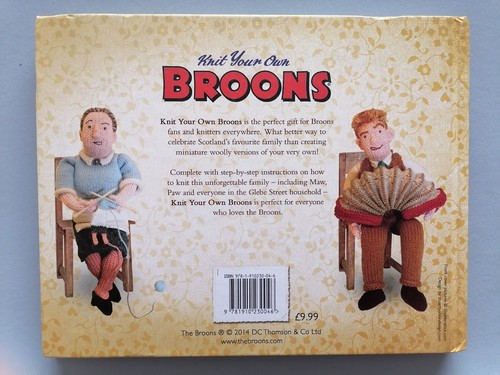 KNIT YOUR OWN BROONS, Scotland's Favourite Family, Black&White Publish., 96pages - Picture 13 of 13