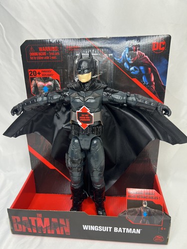 Spin Master The Batman Wingsuit Batman 12” Action Figure-Lights/Talks-Wings Move - 第 4/9 張圖片