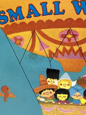 Walt Disney's Its a Small World 1968 Vintage Golden Melody Book