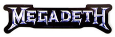 Megadeth - Peace Sells Silver Logo Sticker