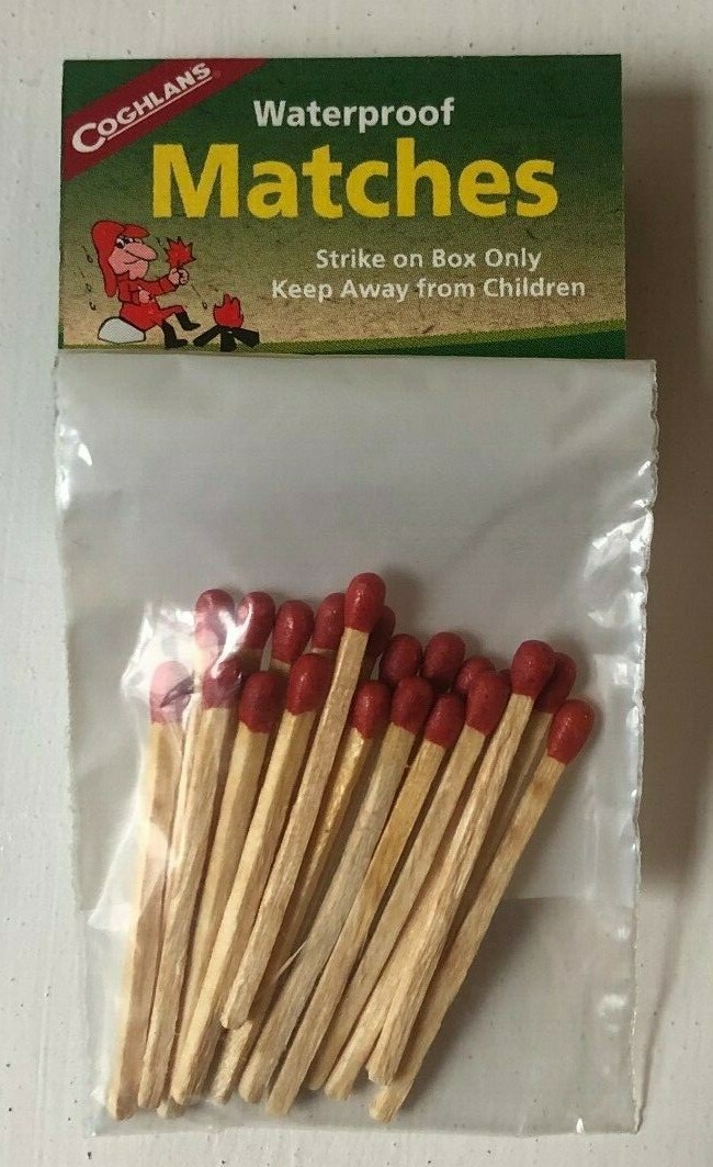 Waterproof Fire Starter Kit Matches Petroleum Jelly Flint Case Prepper