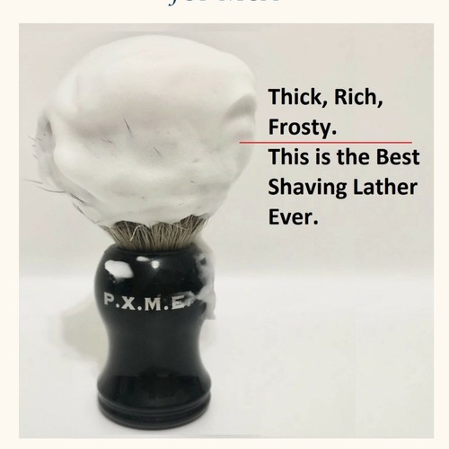 P.X.M.E. 100% Genuine Badger Shaving Brush for Men - Picture 7 of 8