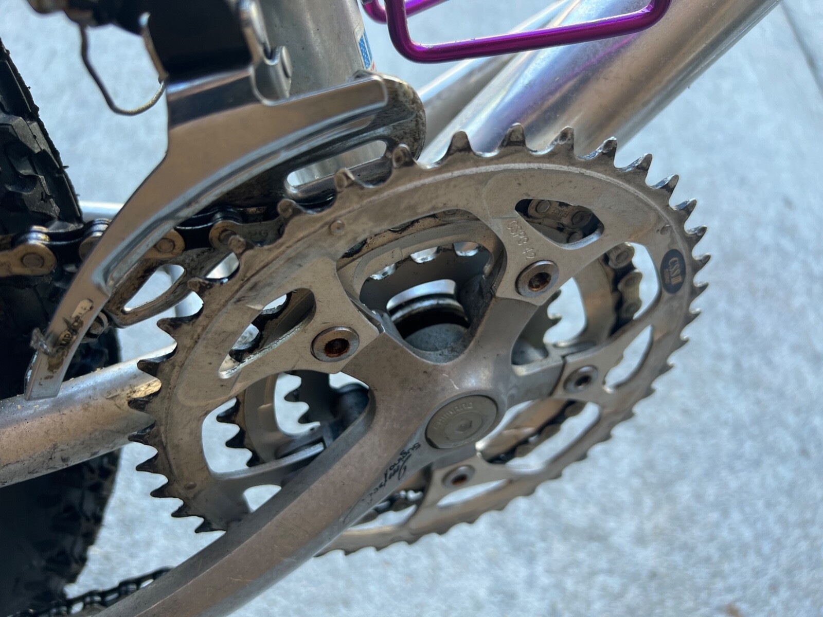Classic Vintage DiamondBack MTB new Tires & Tubes Aluminum & Purple
