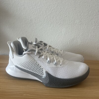 Size 7 - Nike Mamba Fury White Wolf Grey for sale online | eBay