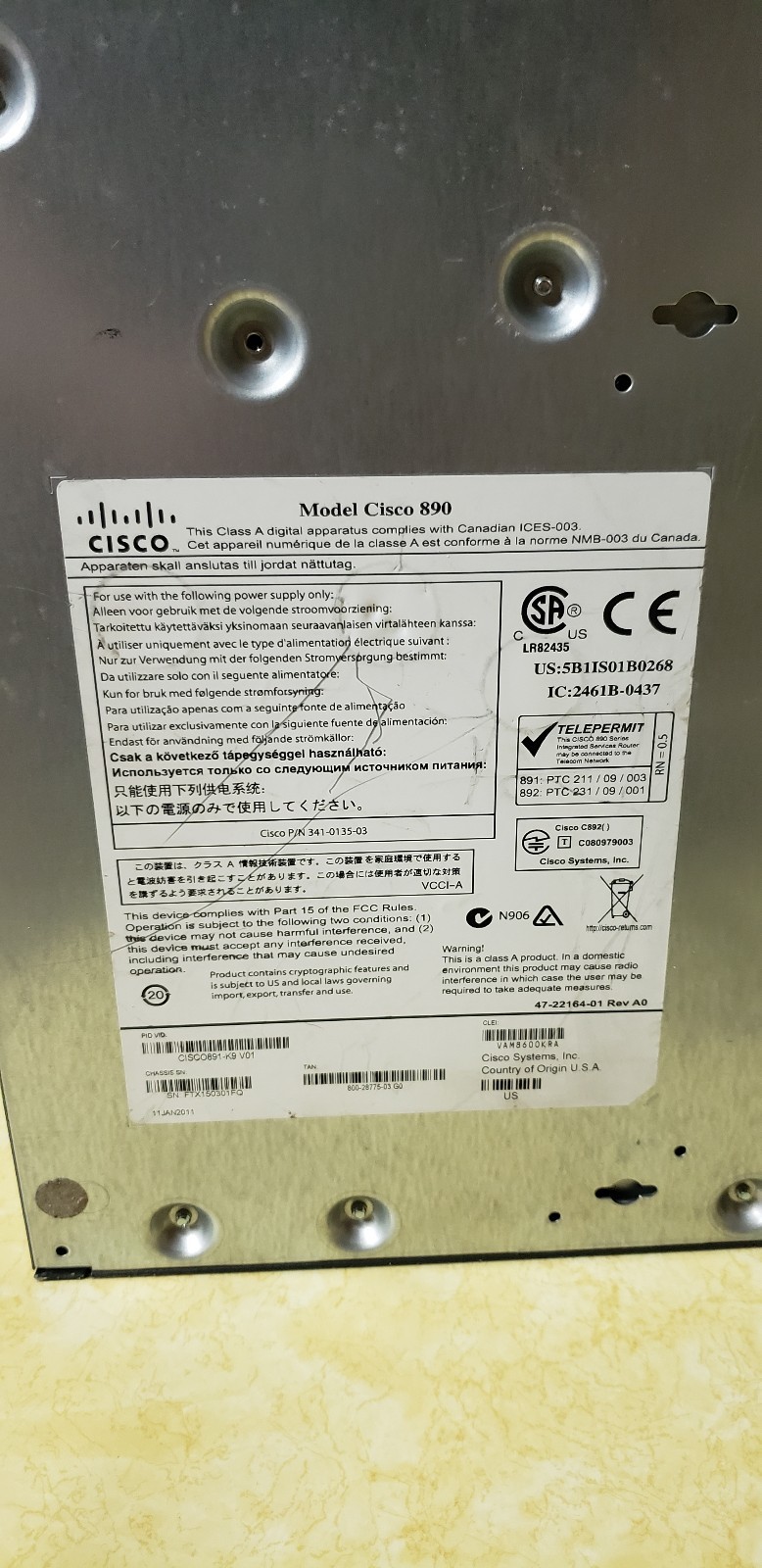 Cisco 800 01 Router 2600 Series For Sale Online Ebay