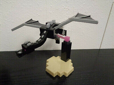 Mattel Minecraft END BATTLE - Ender Dragon - Mini-Figure Set ( Complete )  VGW5