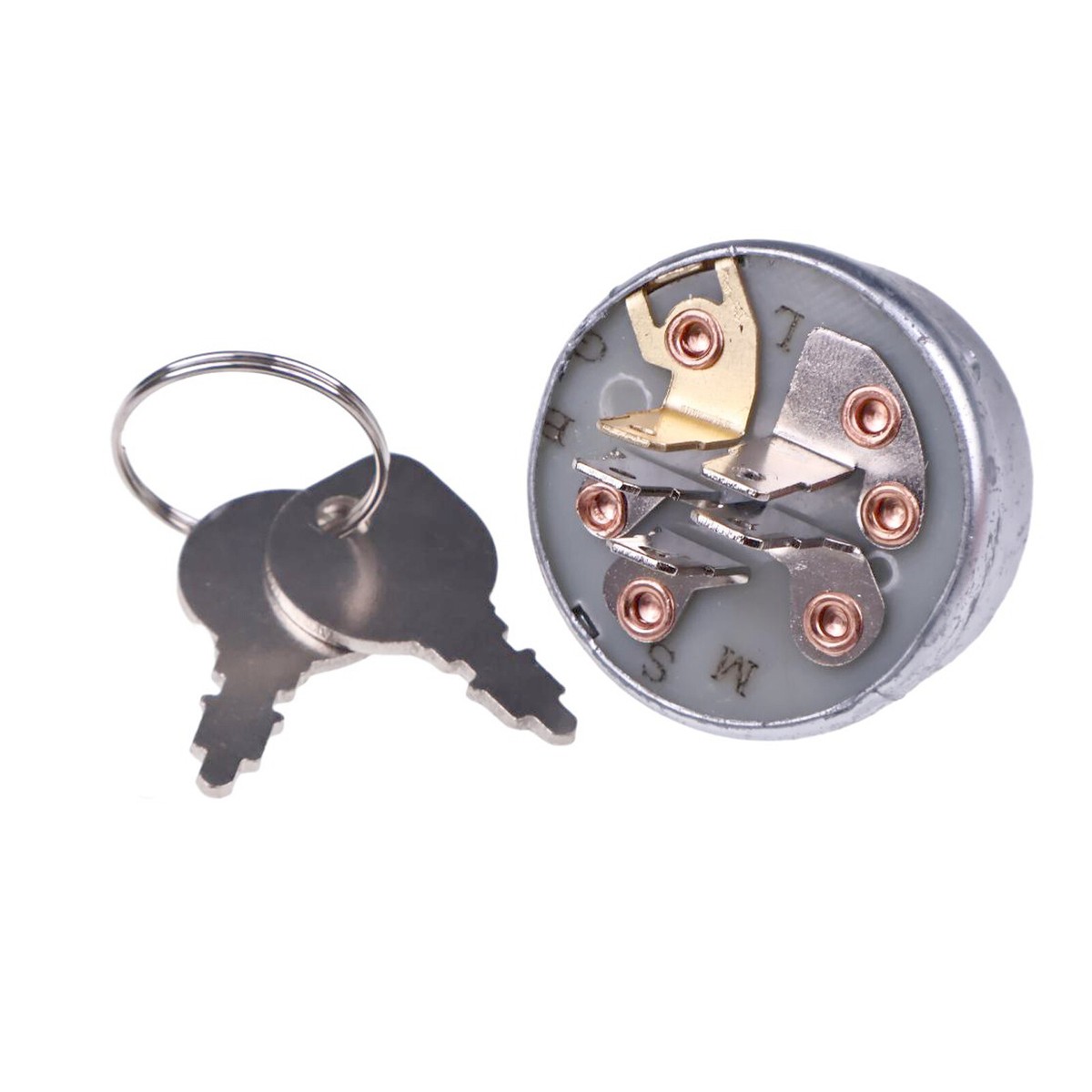 5 Terminal Main Ignition Switch W/2 Keys Replaces for Kubota