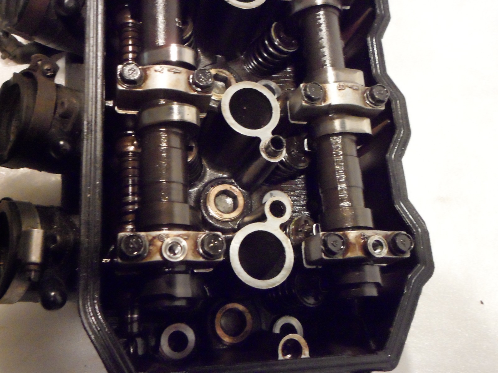 Kawasaki zx10 b cylinder head and cams with vernier cam wheels eBay
