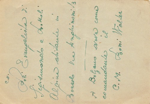 20-19A) FRANCHIGIA ARTIFICERE POLI EVANGELISTA BOLZANO 8 LEGIONE MILIZIA - Picture 2 of 2