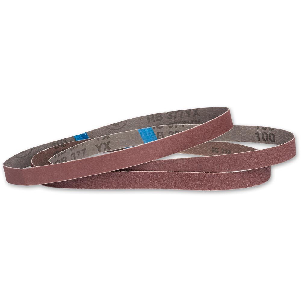 Hermes RB 377 YX Abrasive Belts 25 x 760mm (Pkt 3) - Mixed