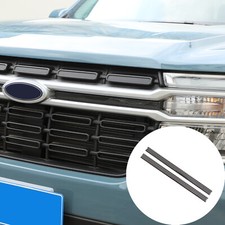 Para Ford Maverick 22 Parrilla delantera Malla central Frontal Cara Borde Tira Fibra de Carbono