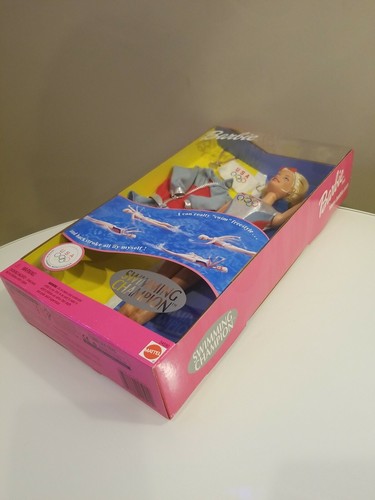 Barbie Swimming Champion US Olympic Team Doll 1999 Mattel #24590 MINT - Picture 5 of 6