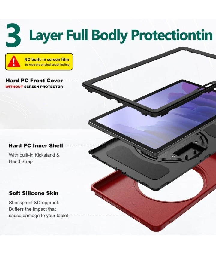 Case for Samsung Galaxy Tab A7 10.4 2020, Heavy Duty Rugged Shockproof Protectiv - Image 4 of 4