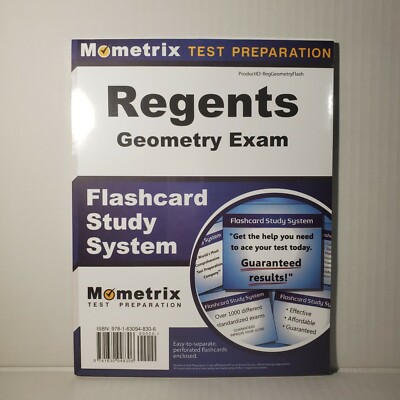 Regents Geometry Exam Flashcard Study System Mometrix Test Preparation New 
