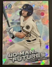 2021 GARRETT MITCHELL Atomic Refractor 144/150 Bowman Chrome 40-Man Futures