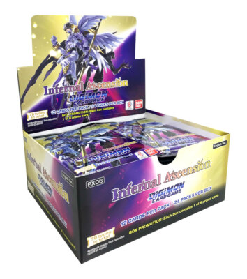 Digimon Card Game EX06 Infernal Ascension Display 24 Busts