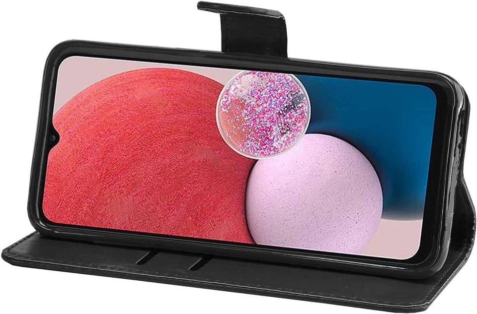 For Samsung Galaxy A13 4G 5G A04S Case Leather Wallet Book Flip Stand Cover - Image 3 of 4