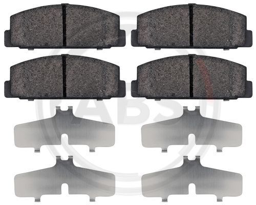 37382 A.B.S. Brake Pad Set, disc brake for MAZDA