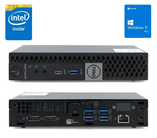Dell Optiplex 5060 micro PC G5400T 8/16/32GB DDR4 0/240/480/960GB Windows 11 Pro